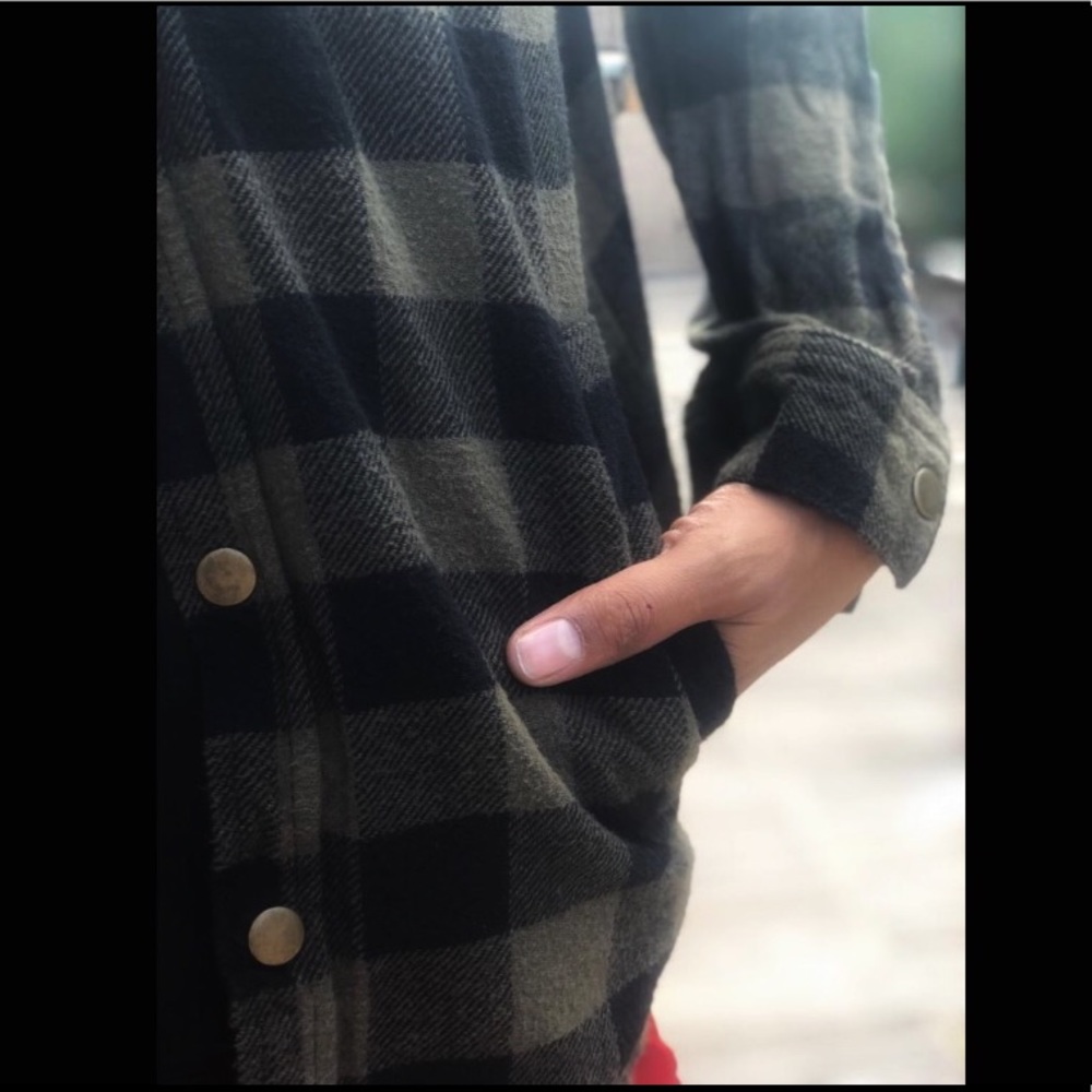 [Smoke Rise] Plade (Green) Button Down Shirt - Picture 5 of 7